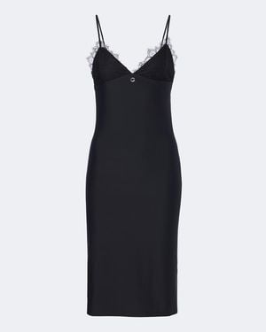 Coperni Abito Sottoveste Con Pizzo - Blu