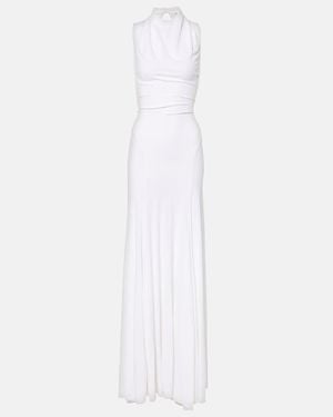 Christopher Esber Maico Jersey Gown - White