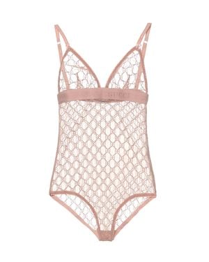 Gucci Body Aus GG Tüll - Pink