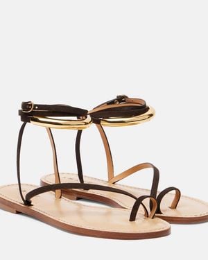 Amanu Kalahari Leather Sandals - Brown