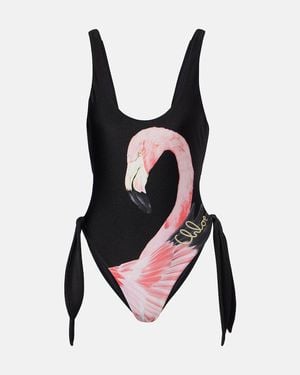 Chloé Printed Swimsuit - Black