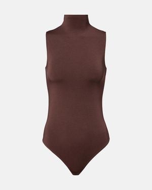 Wolford Turtleneck Bodysuit - Brown