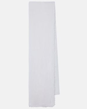 TOTEME Cotton Scarf - White