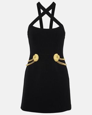 Rebecca Vallance Chelsea Halterneck Minidress - Black