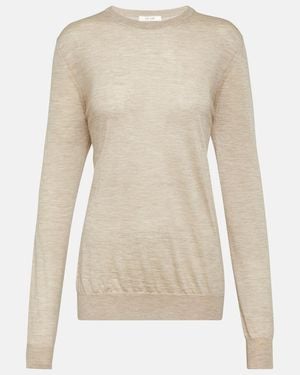 The Row Exeter Cashmere Top - Natural
