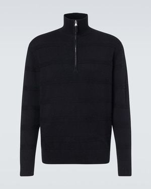 Allude Pullover Aus Baumwolle Und Kaschmir - Blau