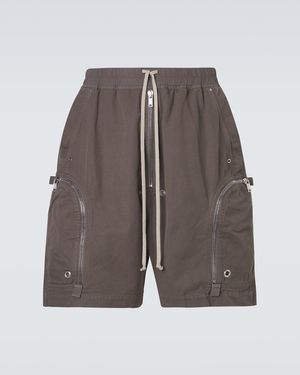 Rick Owens Drkshdw Cotton Shorts - Grey
