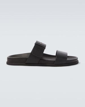 Ancient Greek Sandals Kimon Leather Sandals - Black