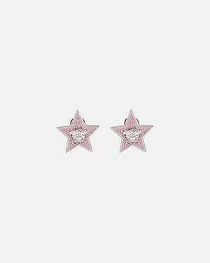 Versace Verzierte Ohrringe Medusa - Pink