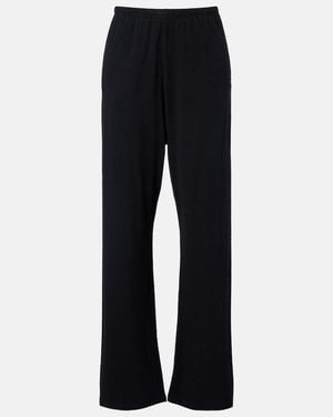 The Row Kohana Cotton Joggers - Blue
