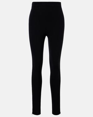 Jil Sander High-Rise Skinny Trousers - Black