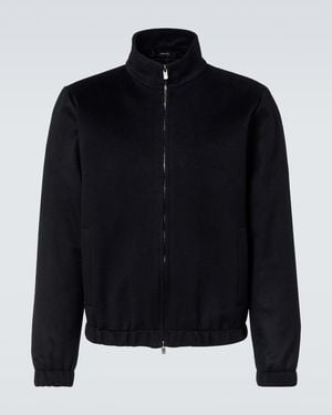 Saman Amel Camillo Cashmere Bomber Jacket - Blue