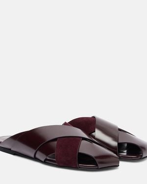 Proenza Schouler Sandalen Sschraeg Aus Leder - Braun