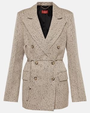 Altuzarra Hattson Sequined Tweed Blazer - Natural