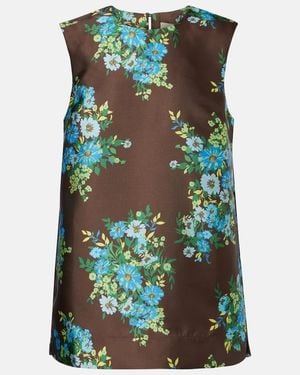 ALÉMAIS Floral Top - Green