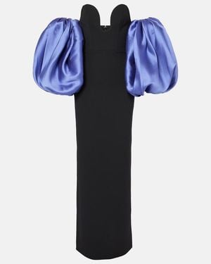 Solace London Karina Maxi Dress - Blue