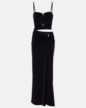 Christopher Esber Orbit Jersey Maxi Dress - Black