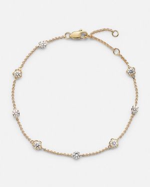 STONE AND STRAND Armband Berkeley Aus 14Kt Gelbgold Mit Diamanten - Mettallic