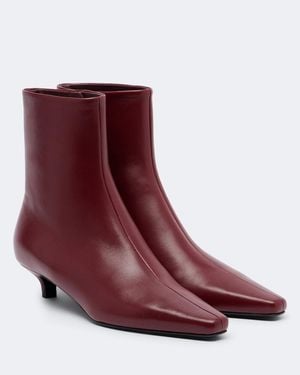 TOTEME Bottines En Cuir - Violet