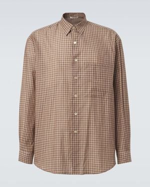 AURALEE Camicia - Marrone