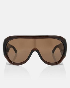 Phoebe Philo Bombe Oversized Sunglasses - Brown