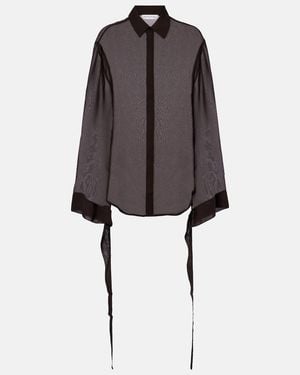 Frankie Shop Hemd Verlin Aus Chiffon - Braun