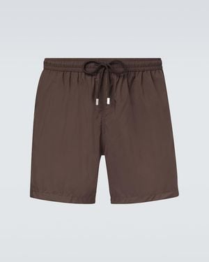 Fedeli Madeira Swim Trunks - Brown