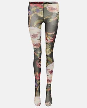 Dolce & Gabbana Strumpfhose Aus Tuell - Mettallic