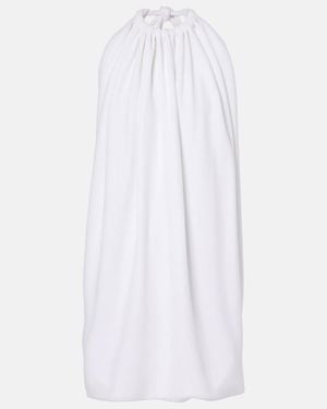 Sportmax Arizona Draped Halterneck Minidress - White