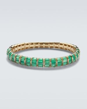 SHAY 18Kt Bracelet With Emeralds - Green