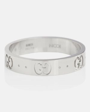 Gucci Ring Icon Aus 18Kt Weissgold - Mettallic