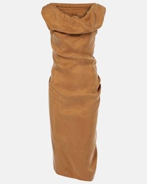 Vivienne Westwood Ginnie Draped Gown - Brown