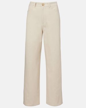 TOTEME Mid-Rise Wide-Leg Jeans - Natur