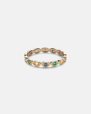 Sydney Evan Marquis 14kt Yellow Gold Ring - Metallic