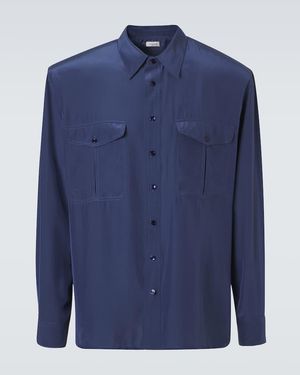 Saint Laurent Hemd - Blau