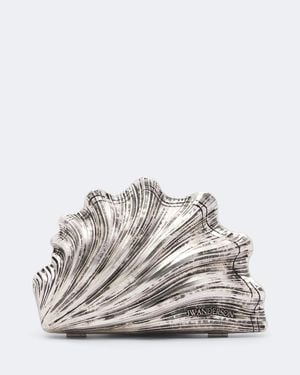 JW Anderson Shell Clutch - White