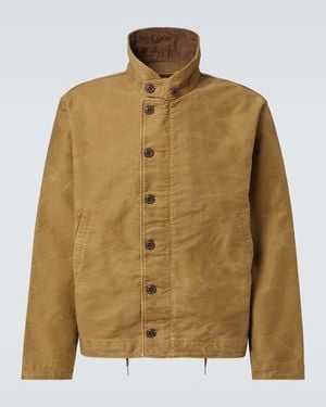 RRL Corduroy-Trimmed Cotton Jacket - Green