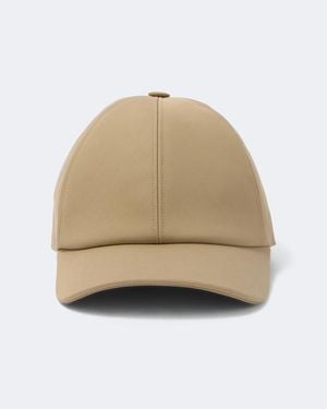 Fendi Cotton Baseball Cap - Natural