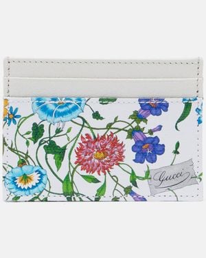 Gucci Canvas Card Holder - Blue