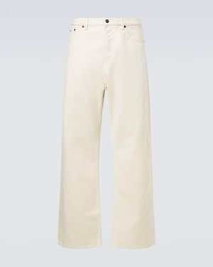 Valentino Vgold Wide-Leg Jeans - Natural