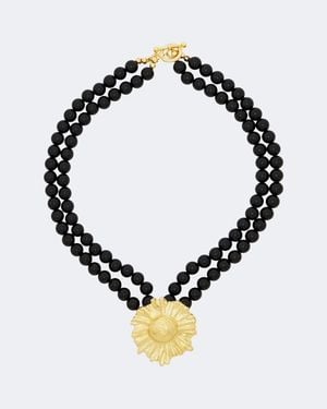 YSSO Collana Onyx Sun Bagnata - Metallizzato