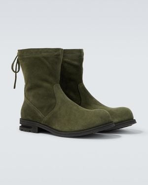 Kiko Kostadinov Farkas Suede Ankle Boots - Green