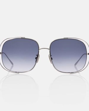 Loewe Cutout Square Sunglasses - Blue
