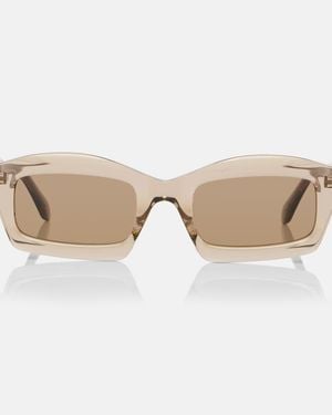Alaïa Gafas De Sol Rectangulares Lettering Logo - Neutro