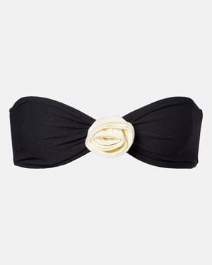 SAME Bikini-Oberteil Rosette - Schwarz