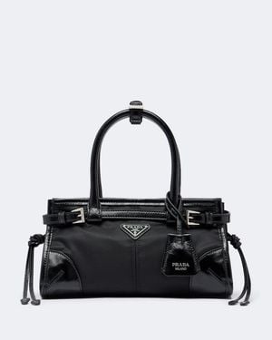 Prada Sac Bonnie Small En Re-Nylon - Noir