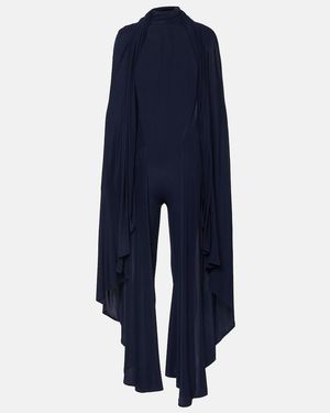 Alaïa Jersey Jumpsuit - Blue