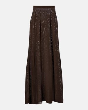 Tom Ford Mesh Maxi Skirt - Brown