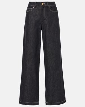 Max Mara Balco High-Rise Straight Jeans - Blue