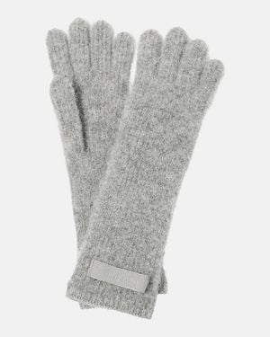 Jacquemus Les Gants Gros Grain Wool-Blend Gloves - Grey